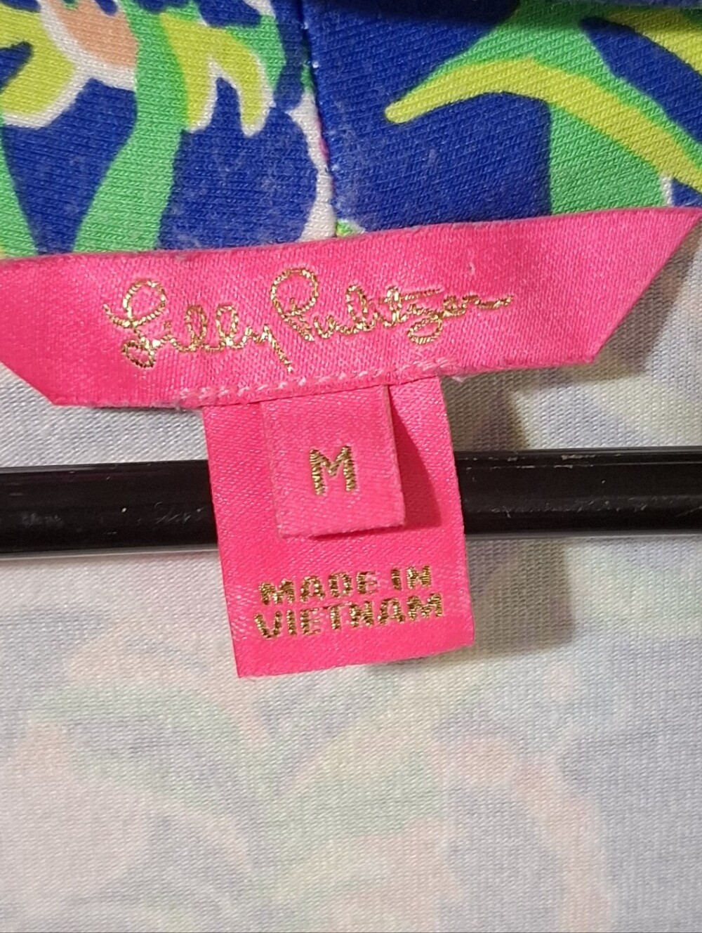 Lilly Pulitzer Pearce Sleeveless V-Neck Maxi Dress in Blue, Green & Pink Size M - Picture 5 of 5
